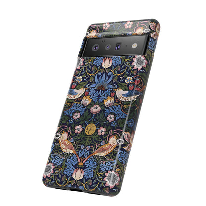 William Morris Strawberry Thief Tough Phone Case