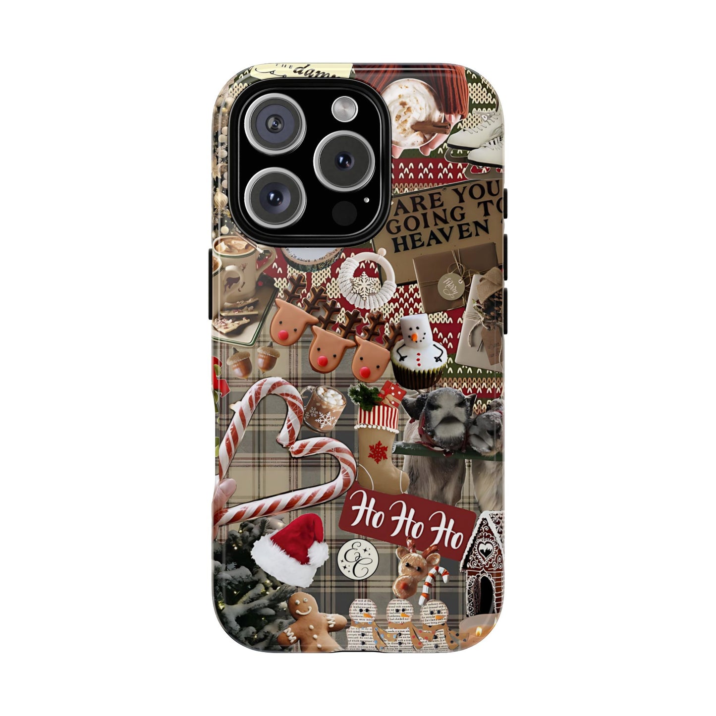 Christmas Festive Collage Tough Phone Case