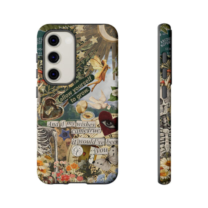 Vintage Cottage Collage Tough Phone Case