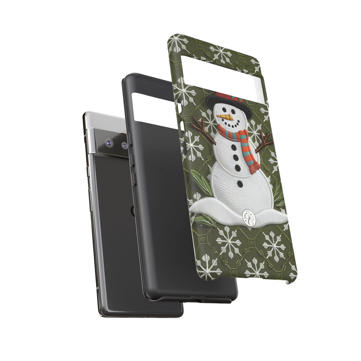 Christmas Snowman Tough Phone Case