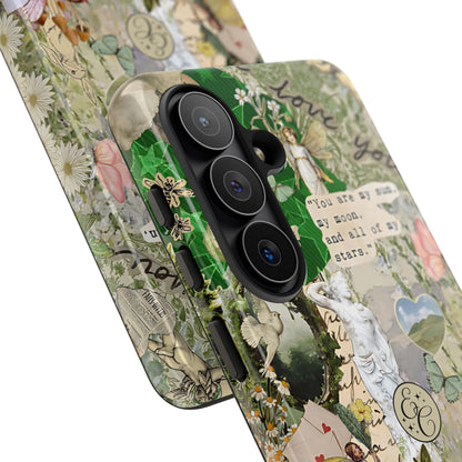 Vintage Botanical Collage Tough Phone Case