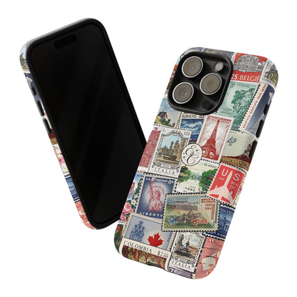 Vintage Stamp Collection Tough Phone Case