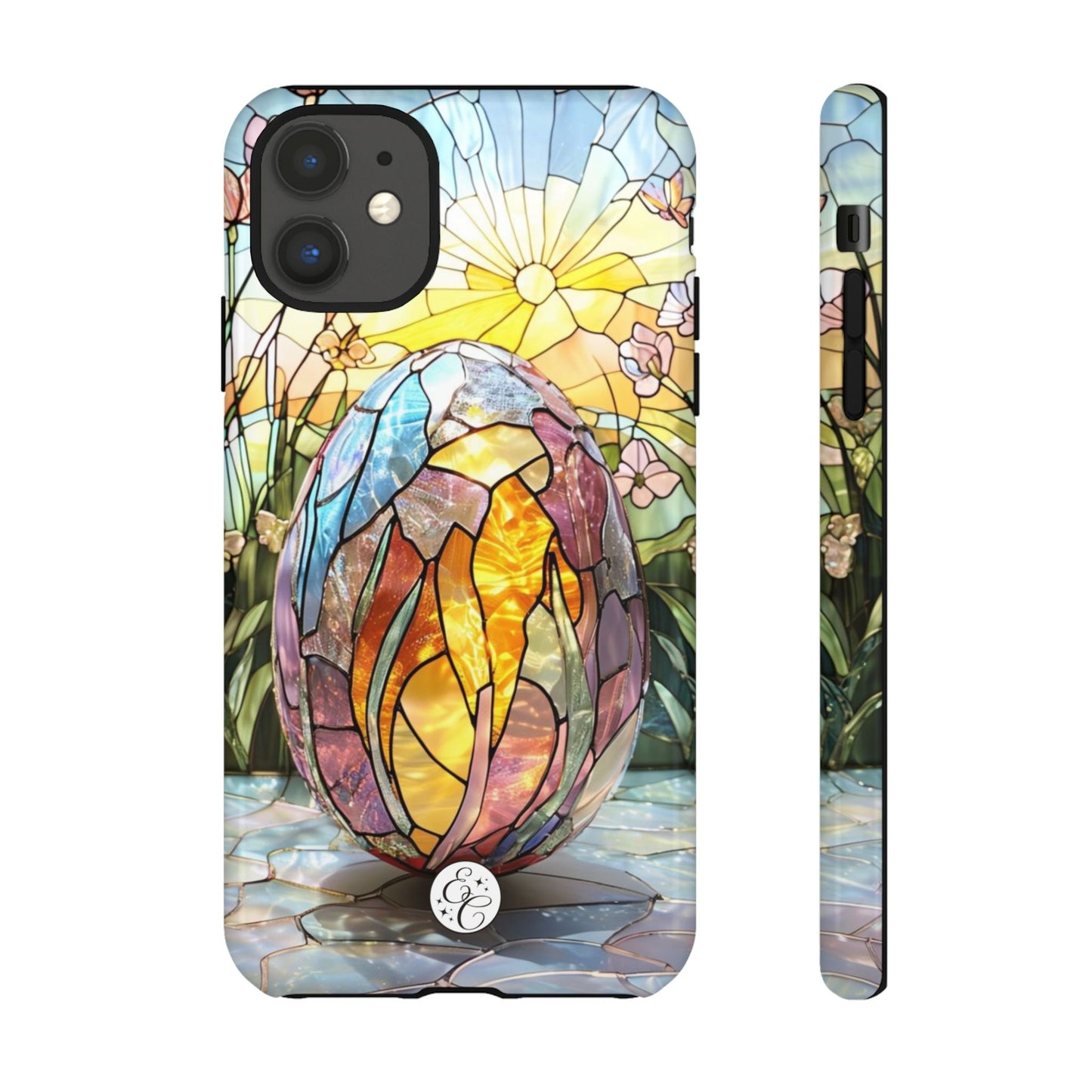 Easter Egg Stained Glass Tough Phone Case