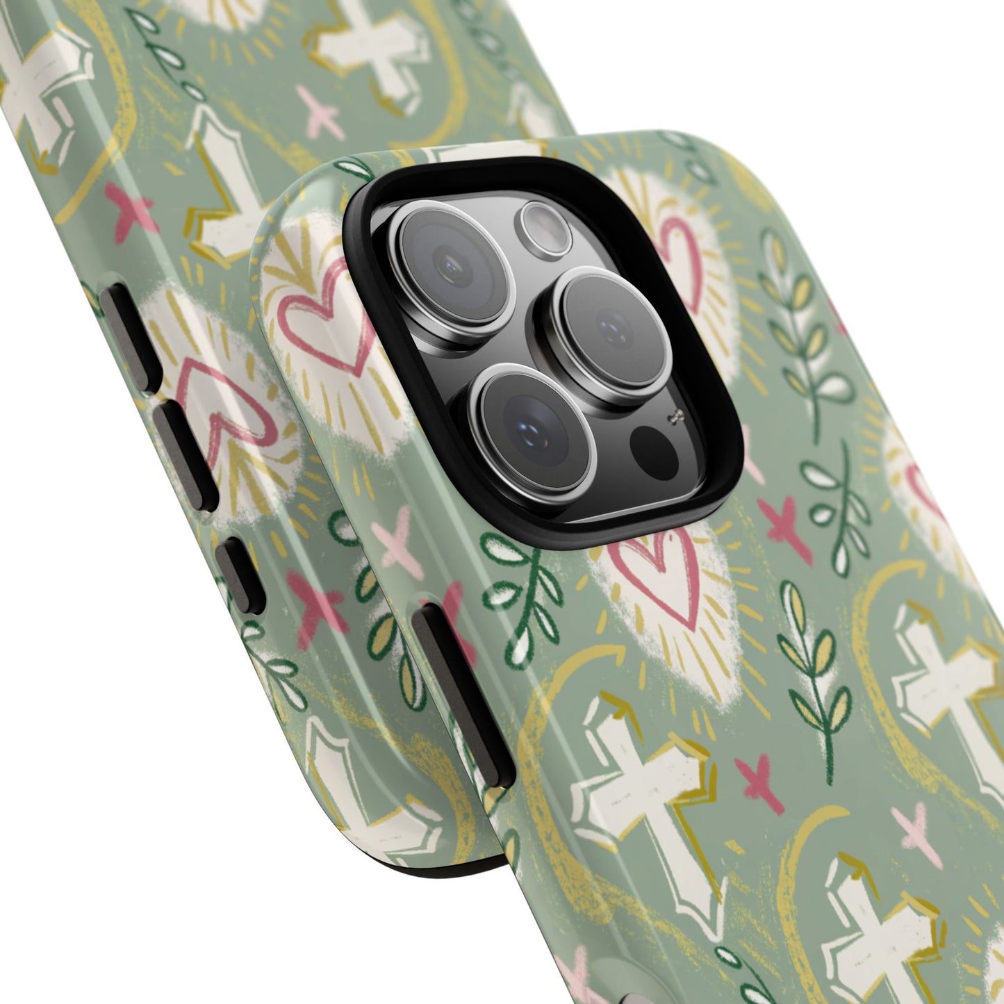 Christian Cross Boho Pattern Tough Phone Case