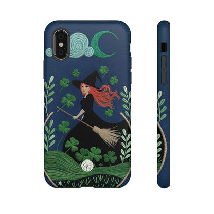 Irish Witch’s Moonlit Stroll Tough Phone Case