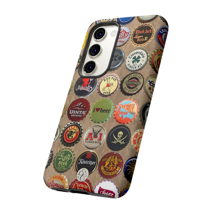 Beer Bottle Caps Tough Phone Case