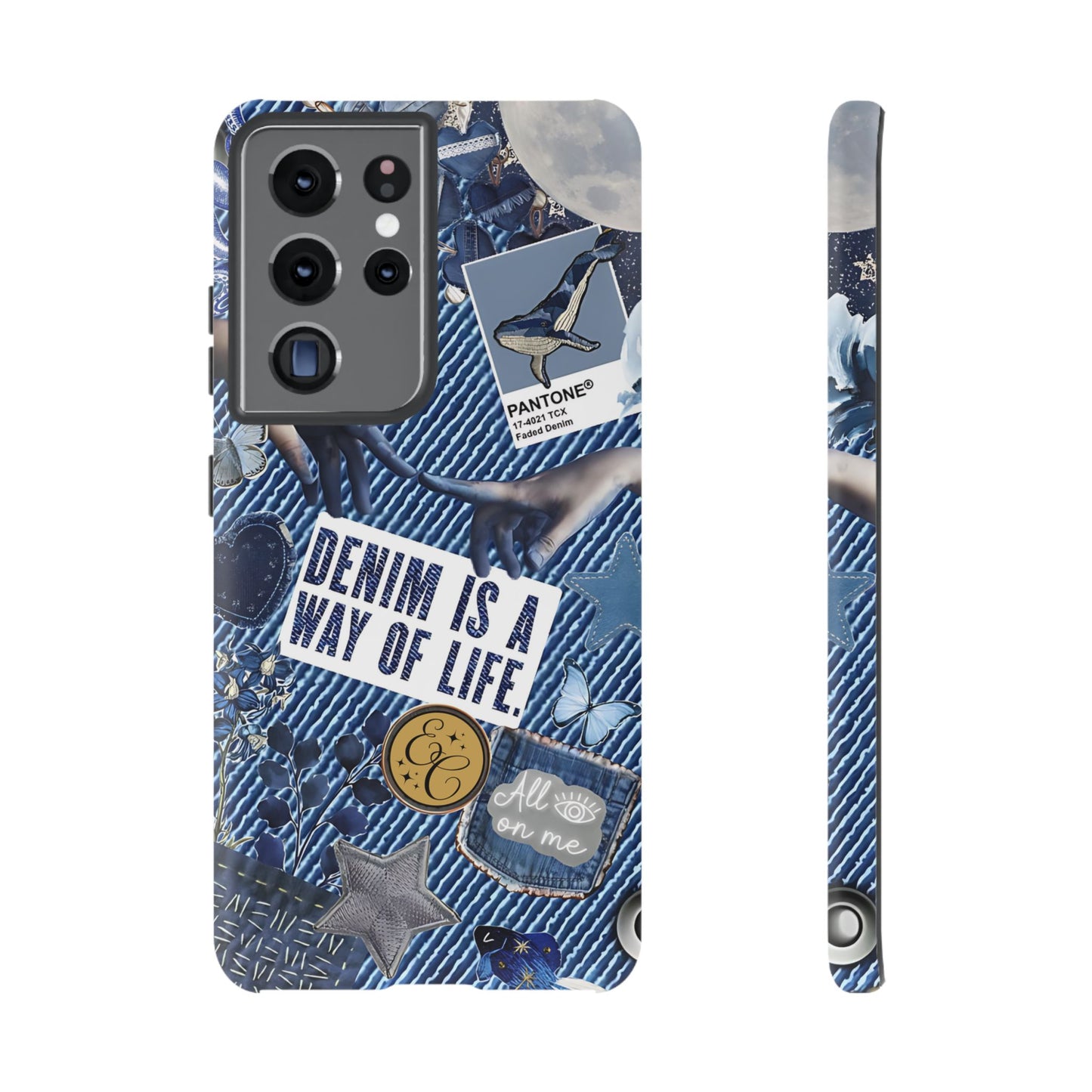 Denim Texture Tough Phone Case