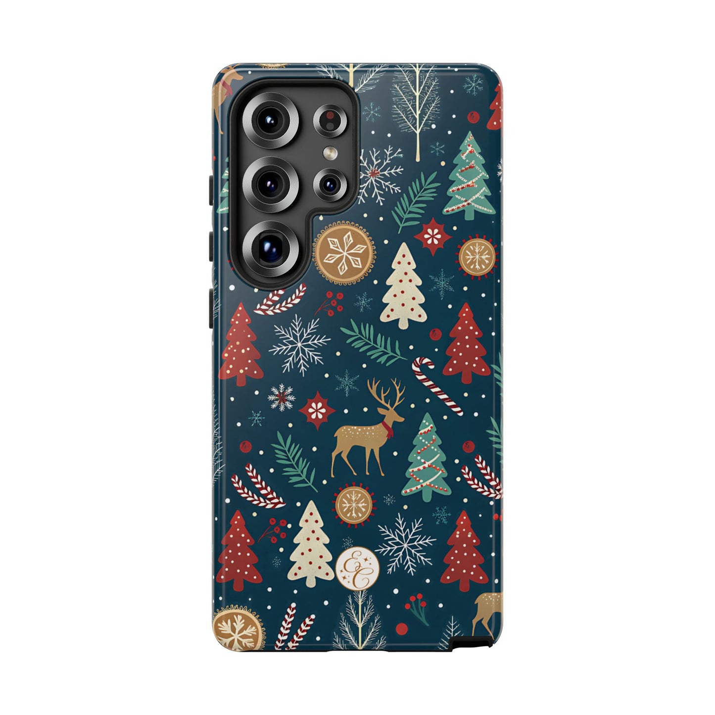 Christmas Holiday Pattern Tough Phone Case
