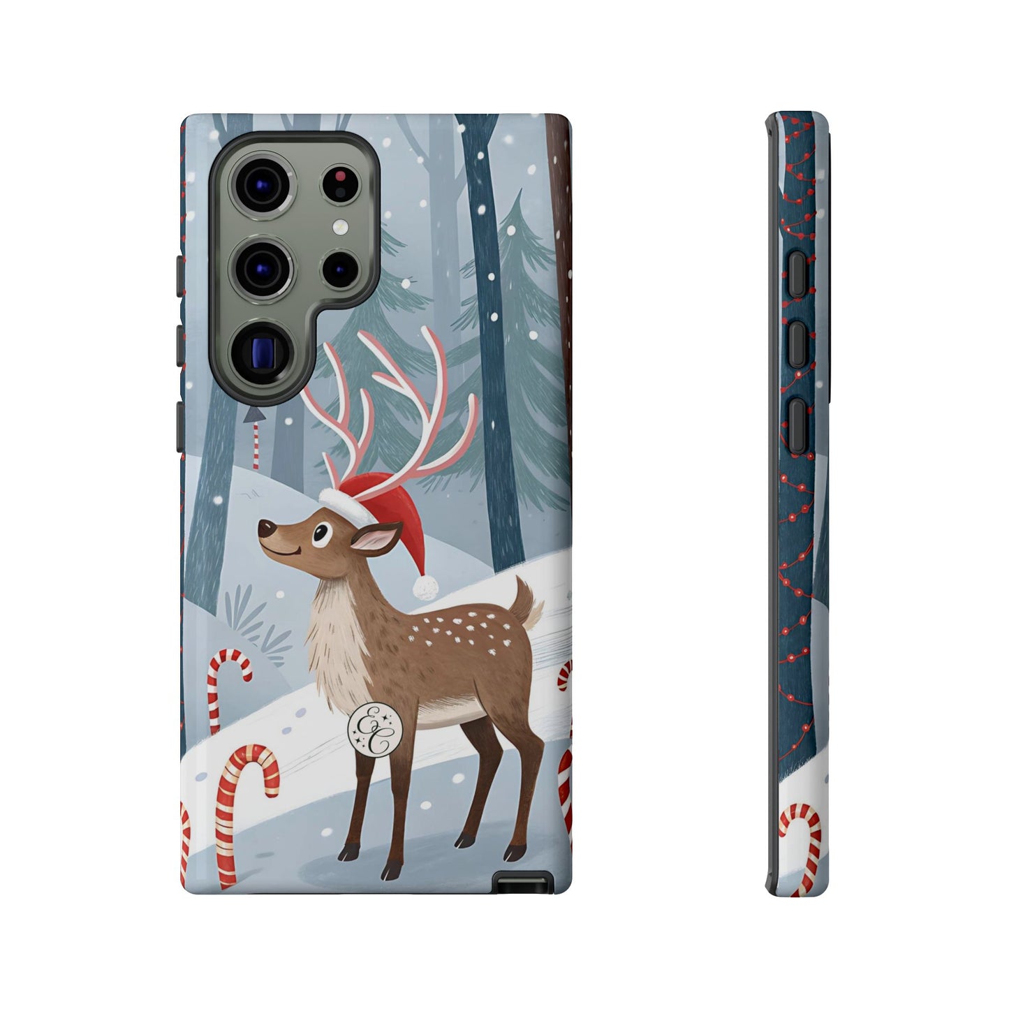 Reindeer in Winter Wonderland Tough Phone Case