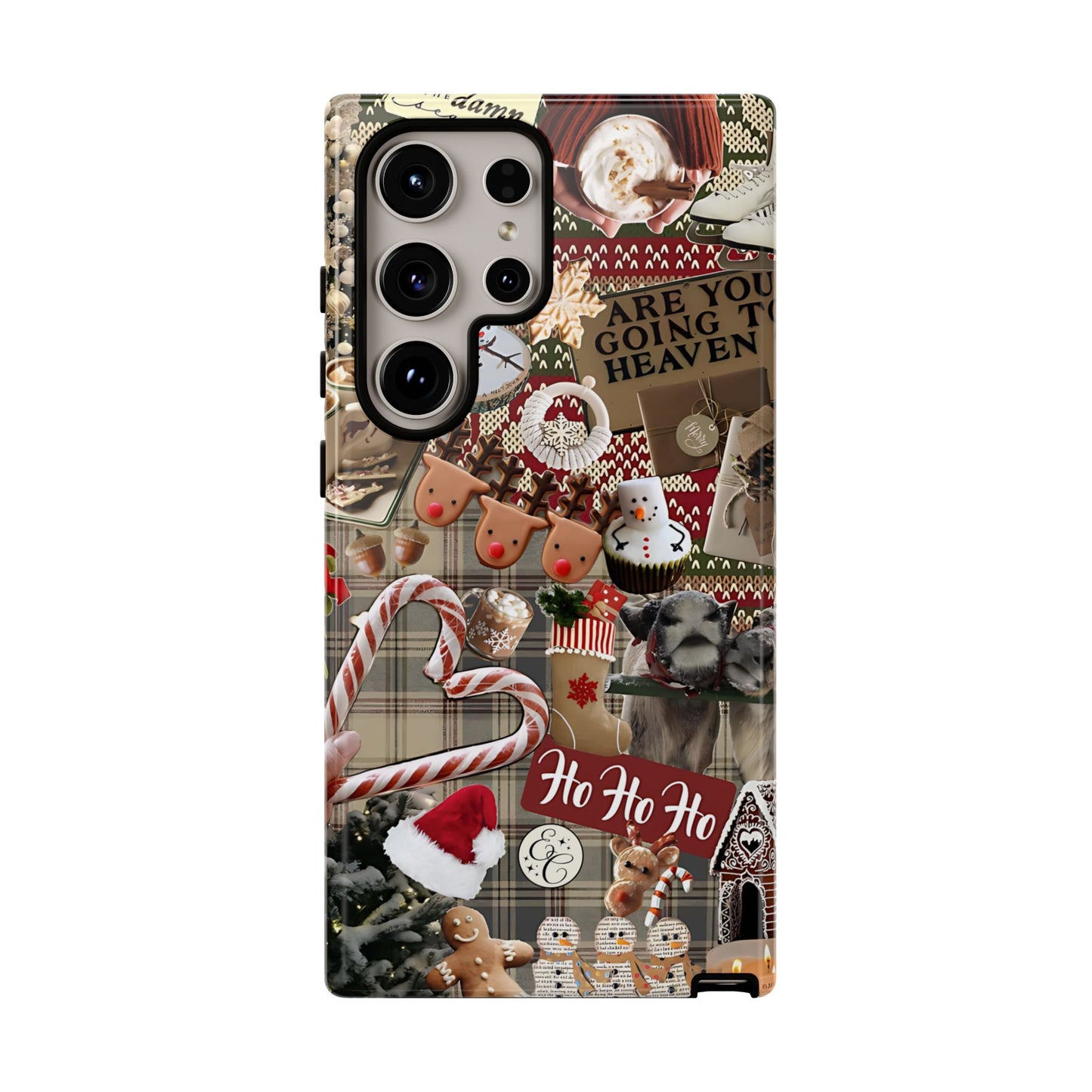 Christmas Festive Collage Tough Phone Case