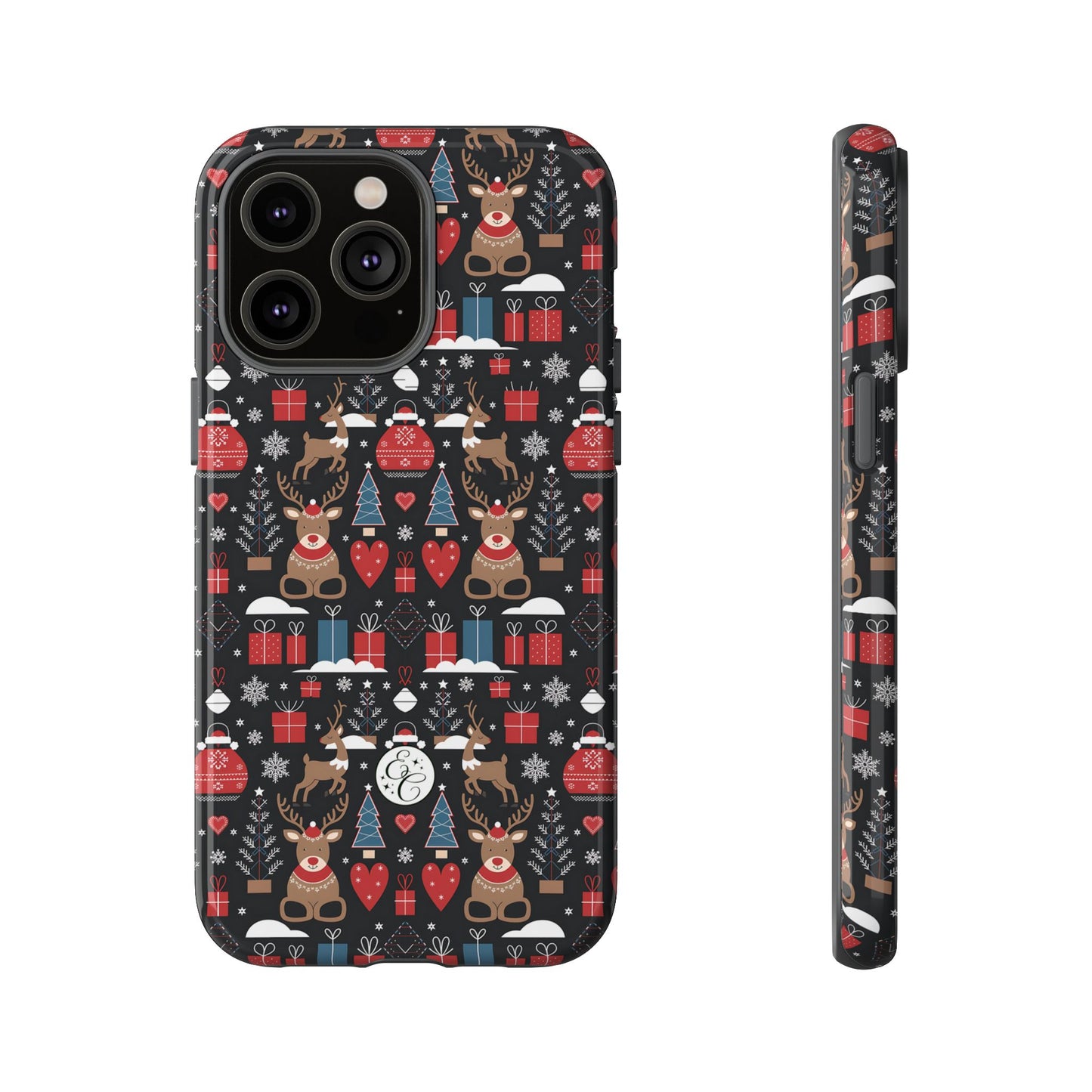 Christmas Holiday Pattern Tough Phone Case