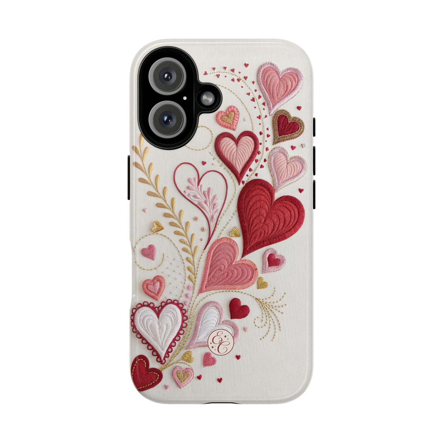Hearts Pattern Tough Phone Case