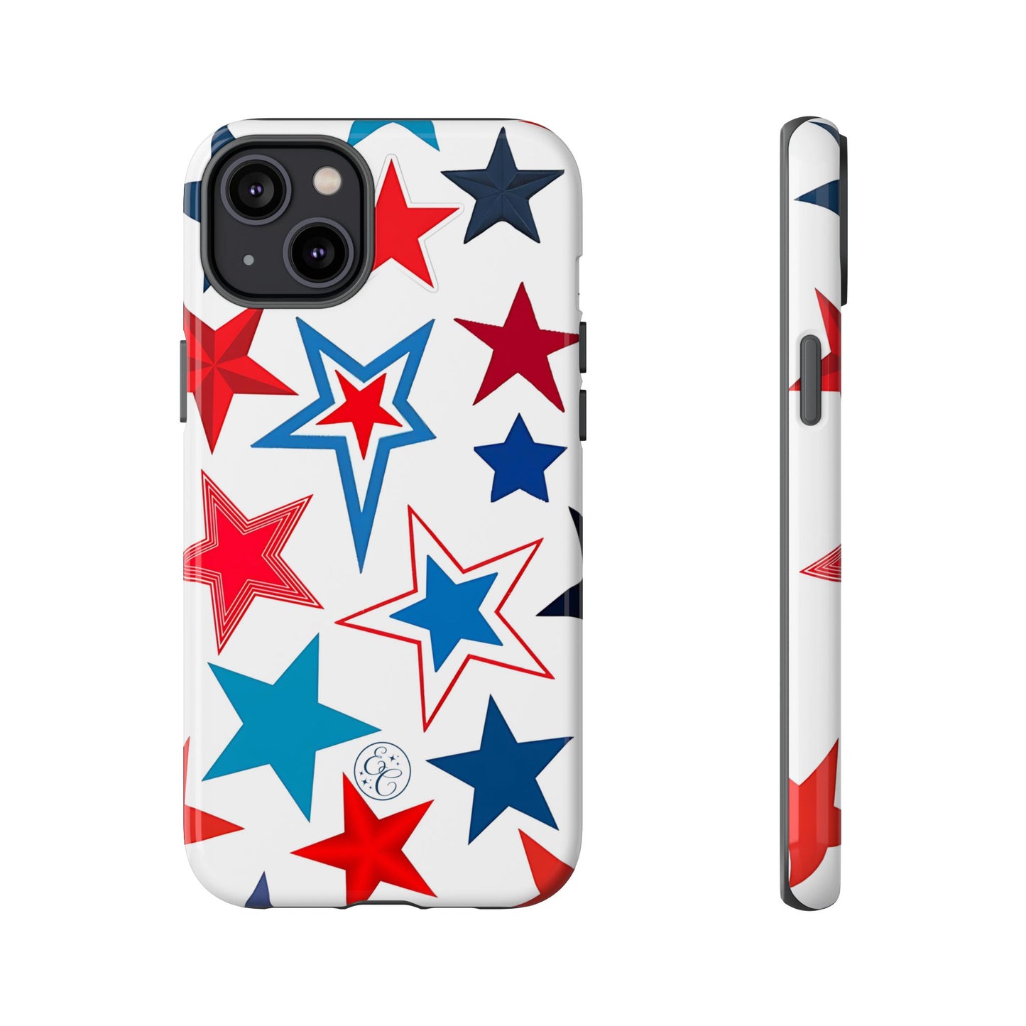 Patriotic Star Pattern Tough Phone Case