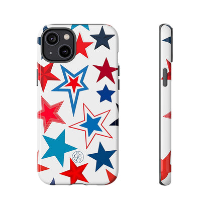 Patriotic Star Pattern Tough Phone Case