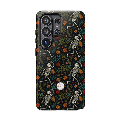 Halloween Boho Skeleton Pattern Tough Phone Case