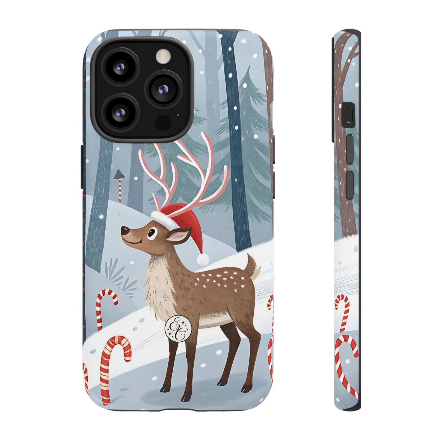 Reindeer in Winter Wonderland Tough Phone Case