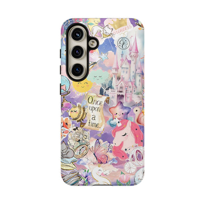 Whimsical Fairytale Collage Tough Phone Case