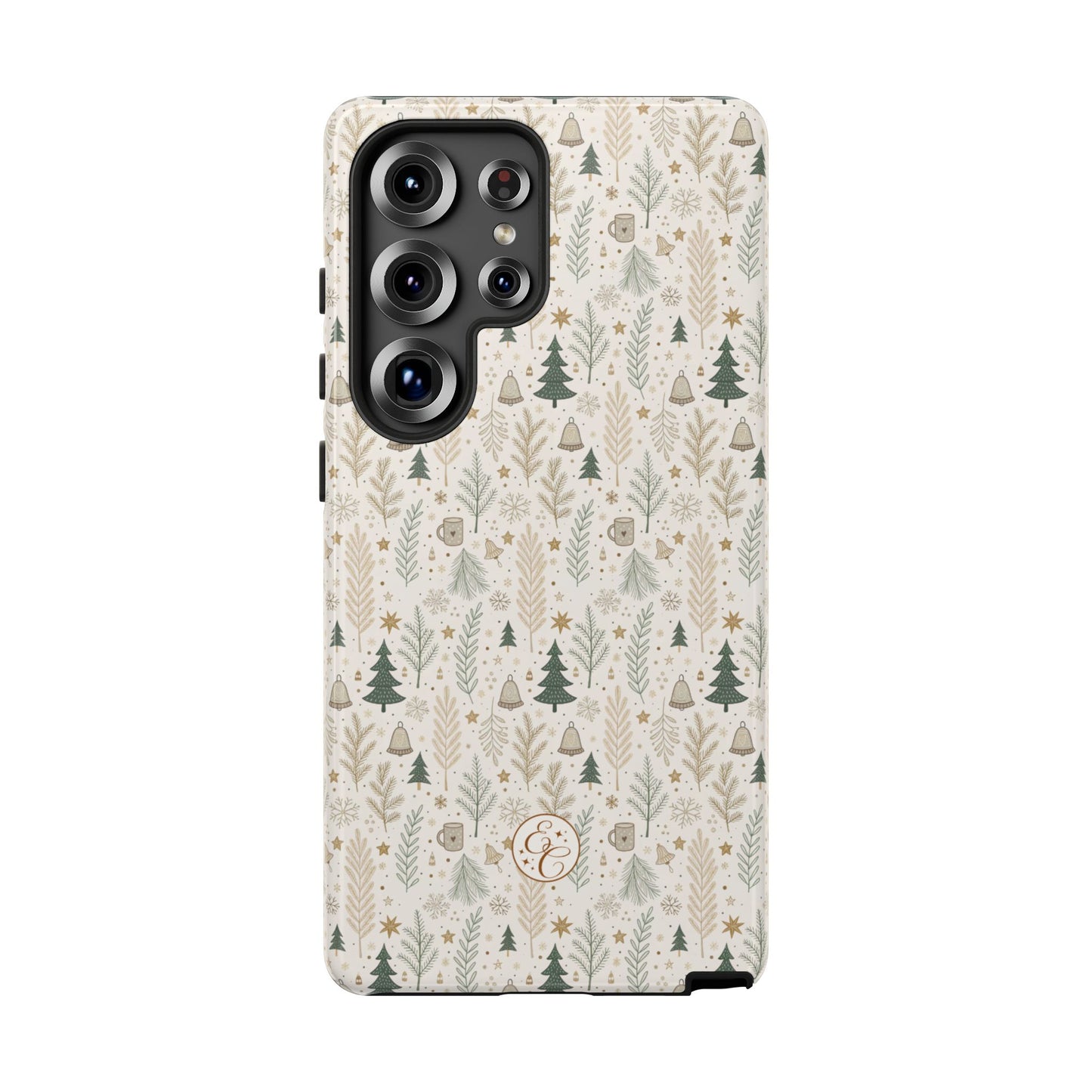 Boho Christmas Forest Tough Phone Case