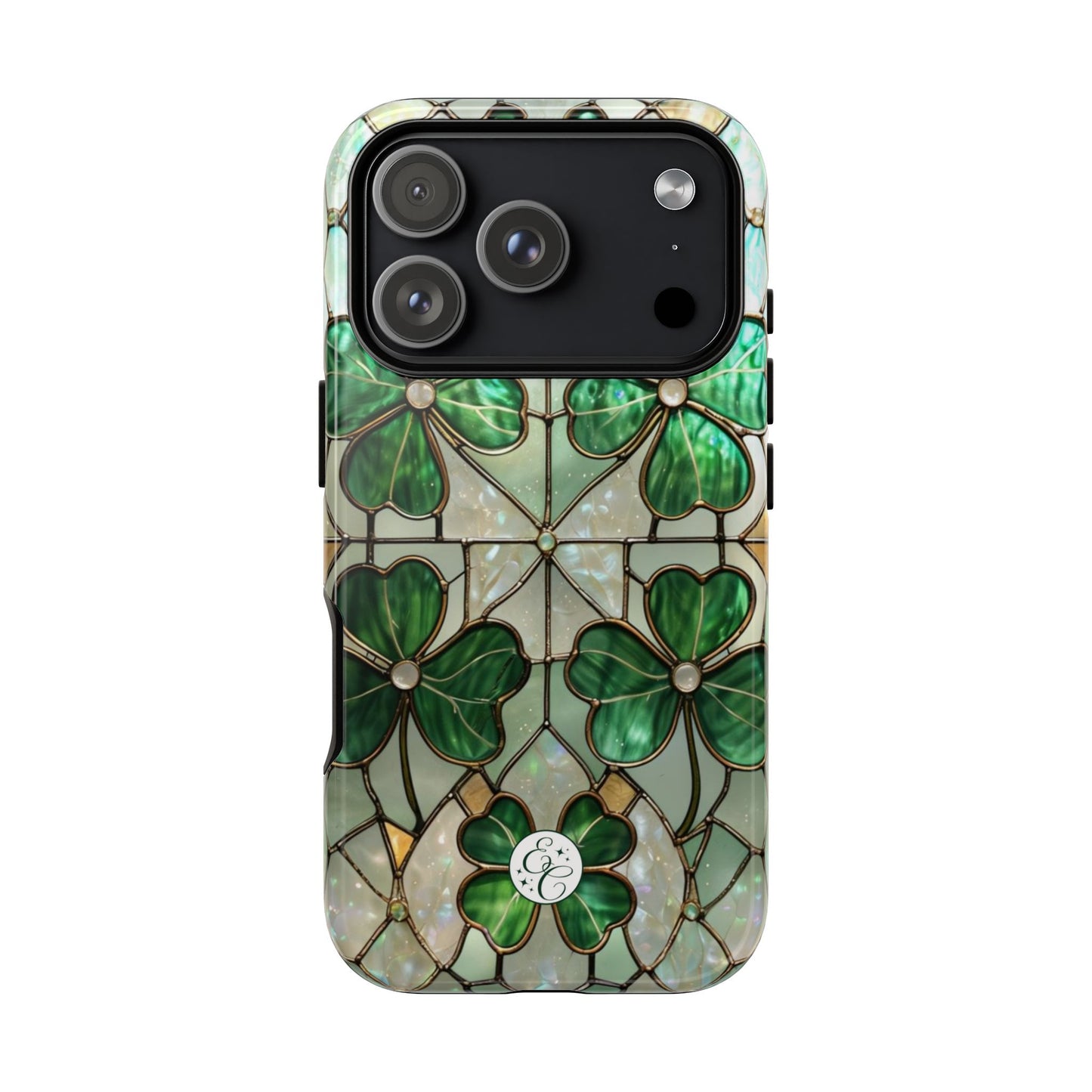 Stained Glass Clover Tough Phone Case