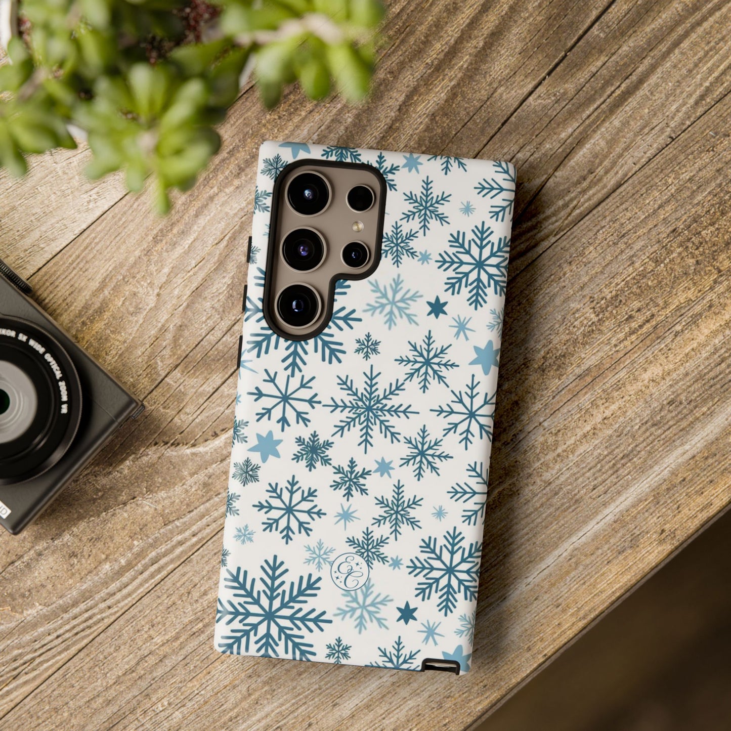 Winter Snowflakes Pattern Tough Phone Case