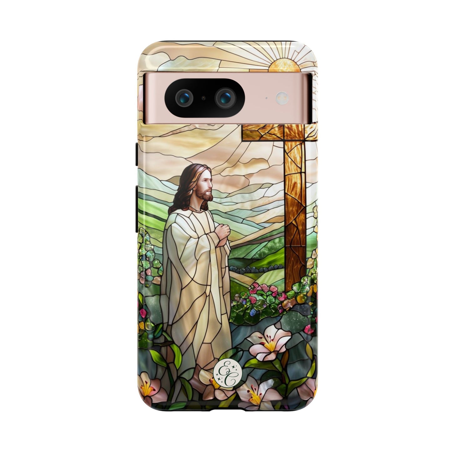 Jesus Stained Glass Tough Phone Case