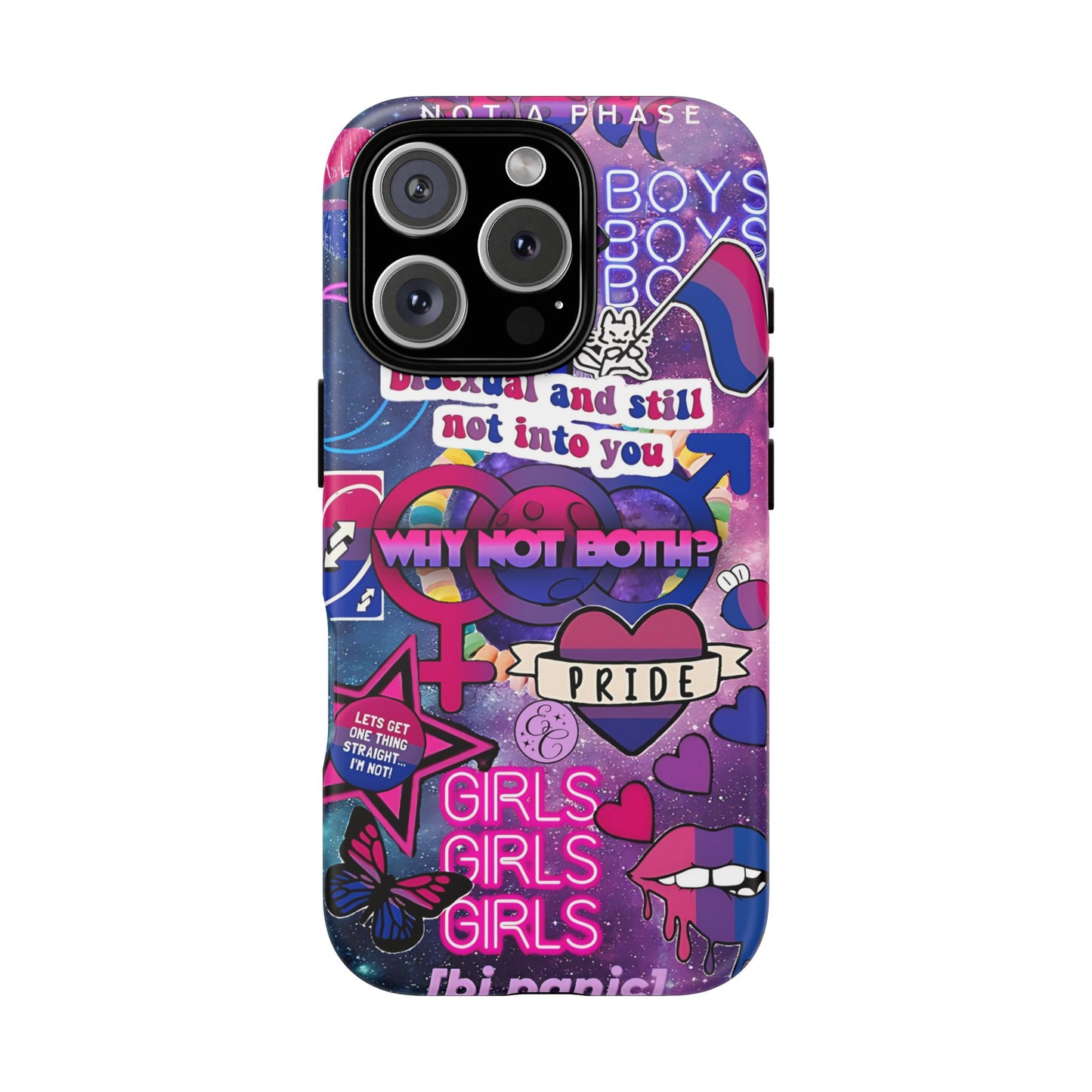 Bisexual Pop Art Tough Phone Case