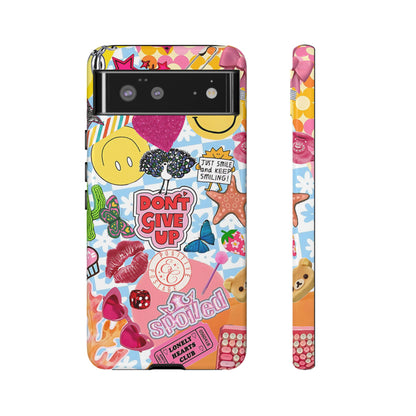 Pop Art Collage Tough Phone Case