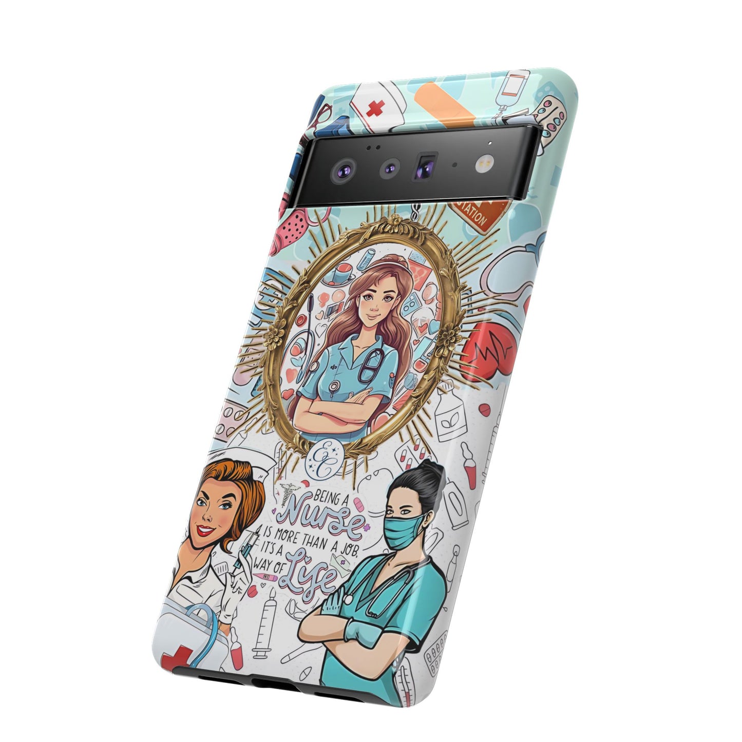 Nurse Art Tough Phone Case