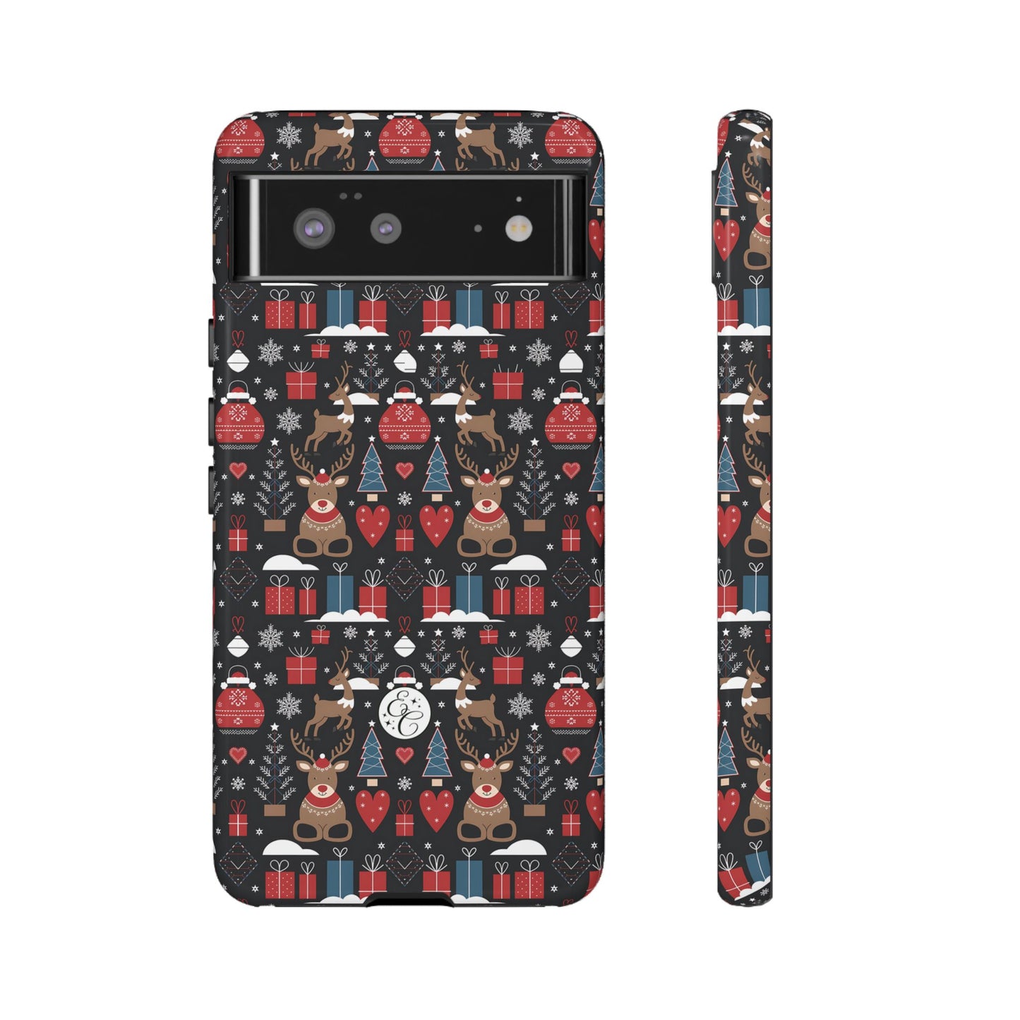 Christmas Holiday Pattern Tough Phone Case