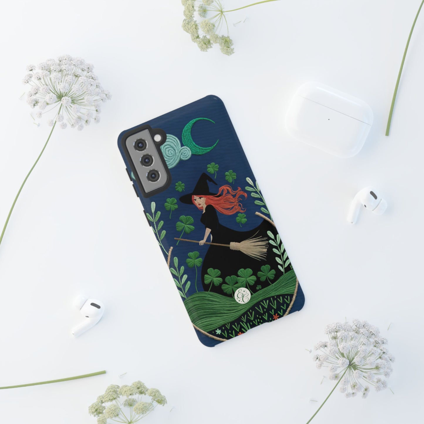 Irish Witch’s Moonlit Stroll Tough Phone Case