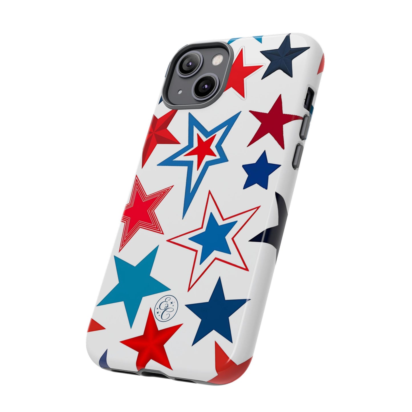 Patriotic Star Pattern Tough Phone Case