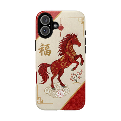 Chinese Zodiac Horse Tough Phone Case