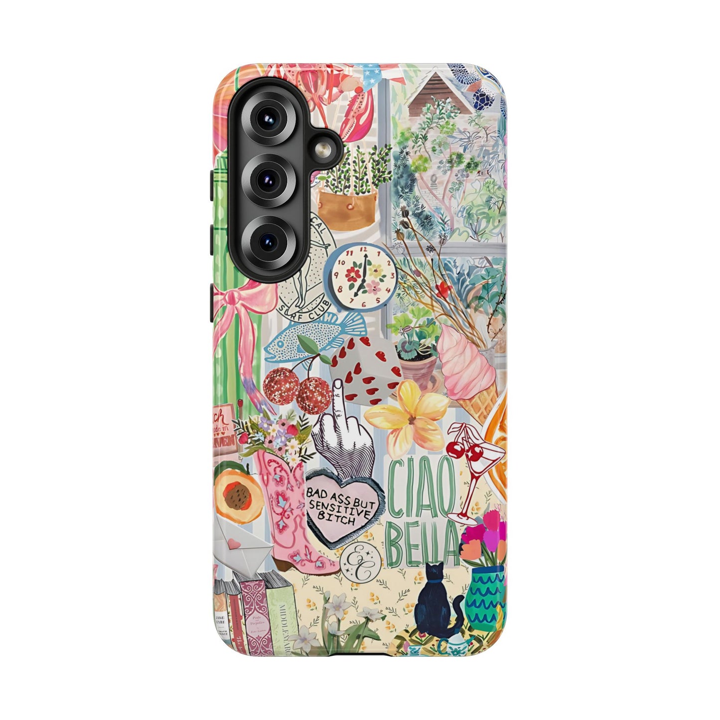 Coquette Art Collage Tough Phone Case