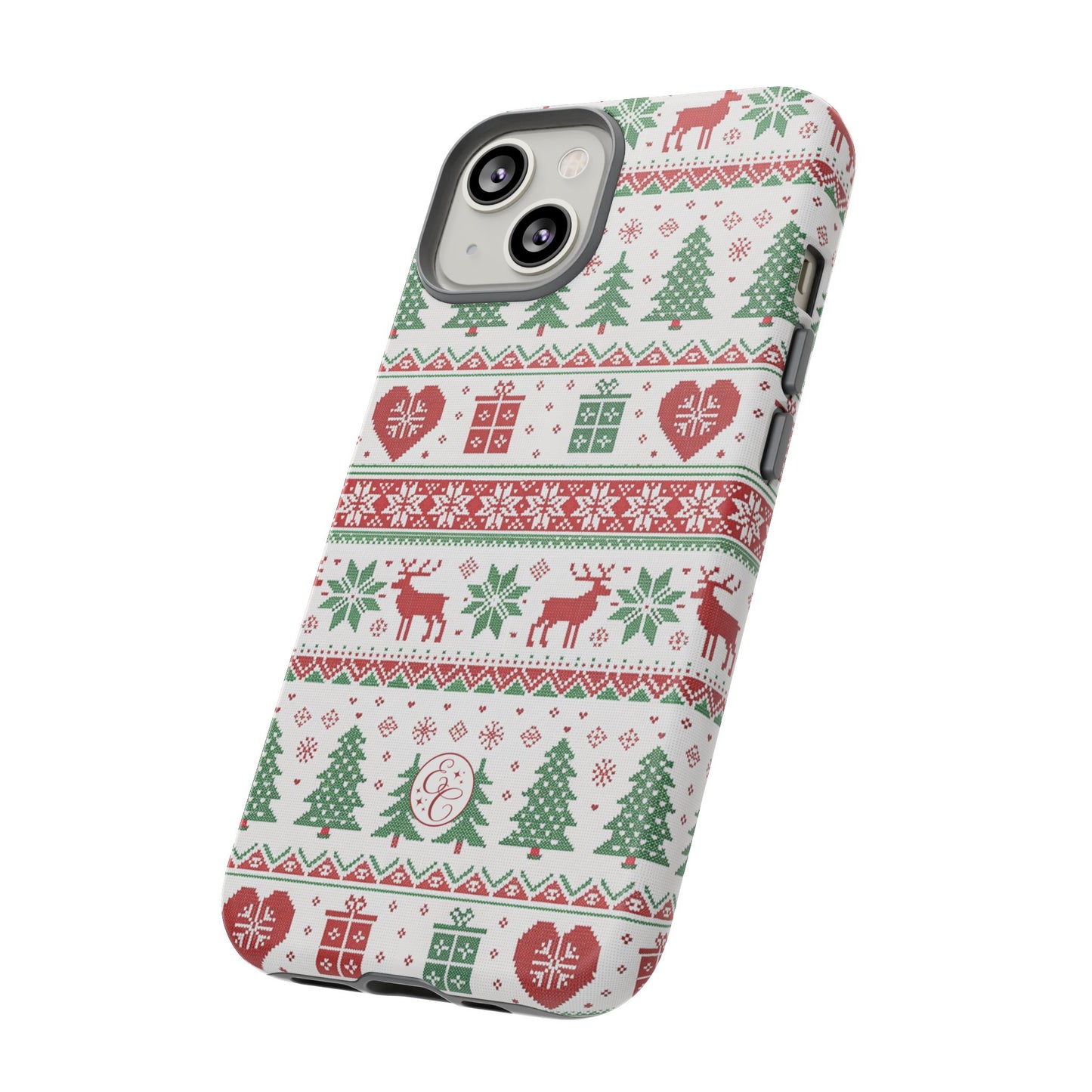 Ugly Christmas Sweater Pattern Tough Phone Case