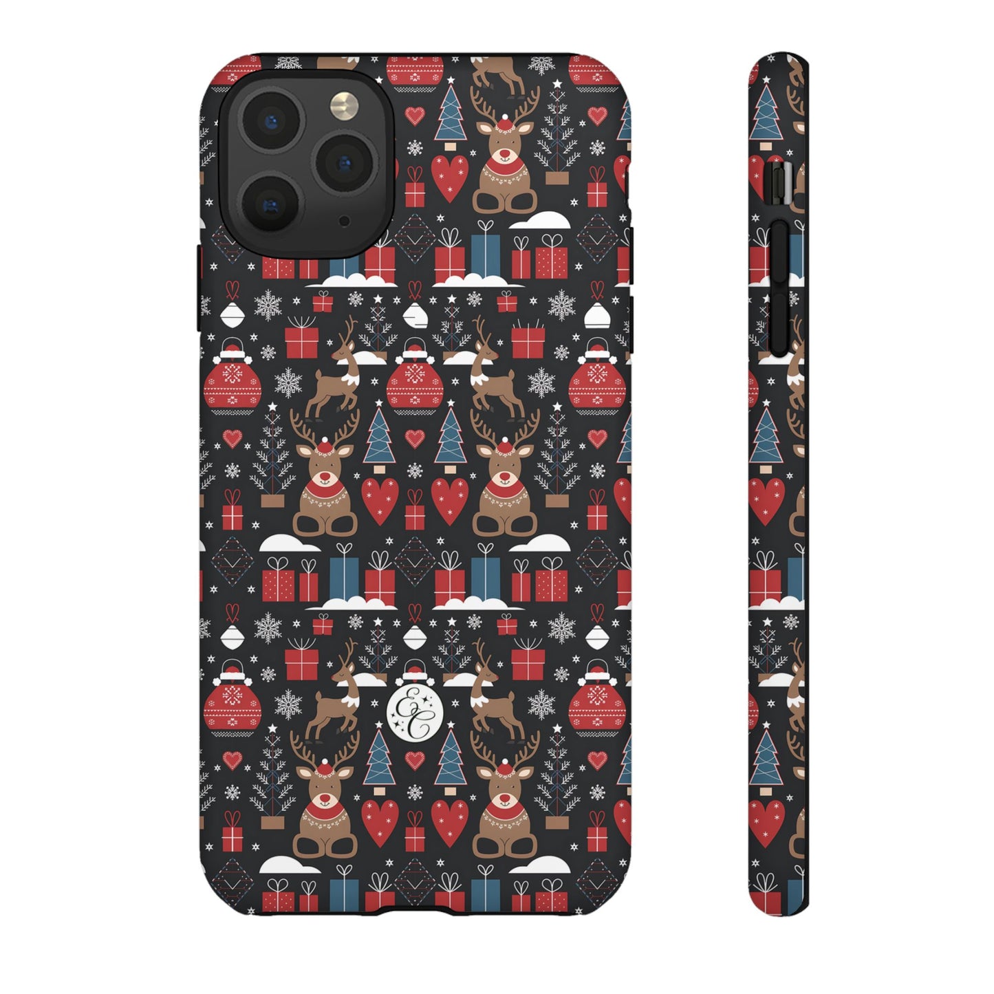 Christmas Holiday Pattern Tough Phone Case