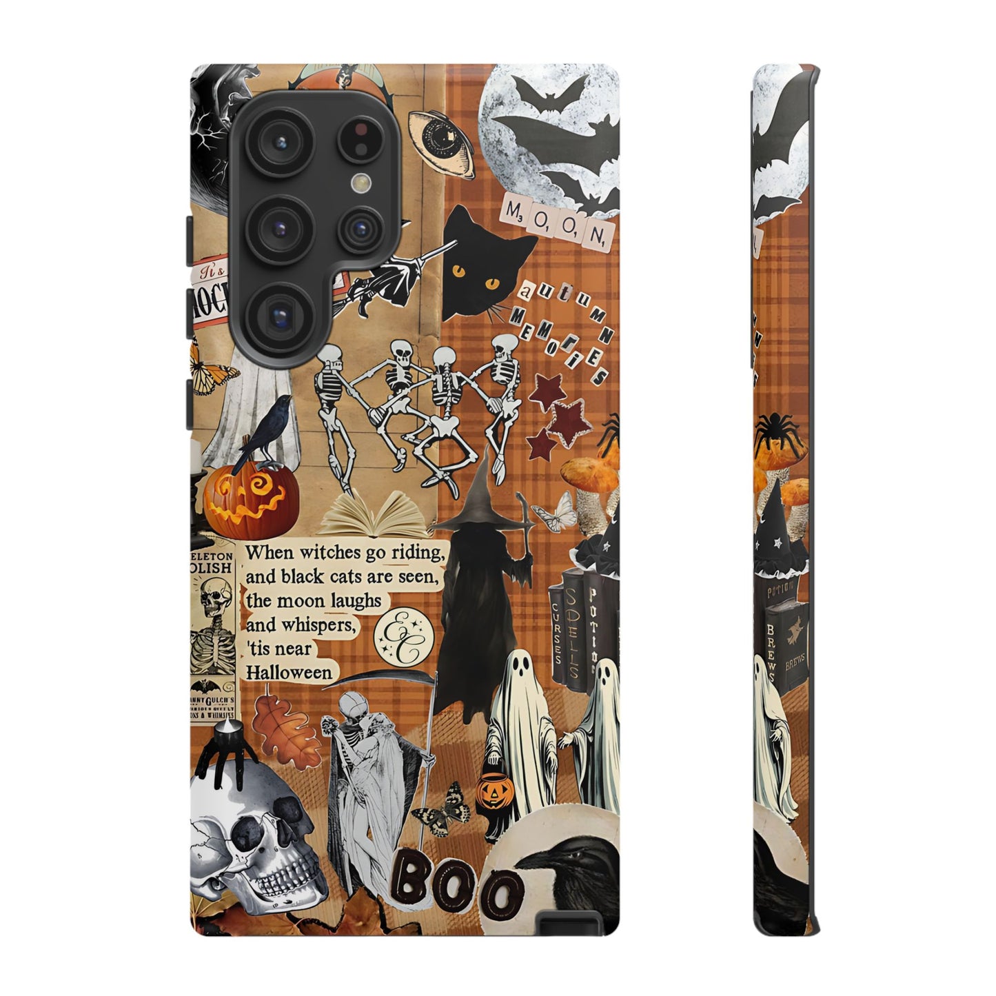 Halloween Spooky Collage Tough Phone Case