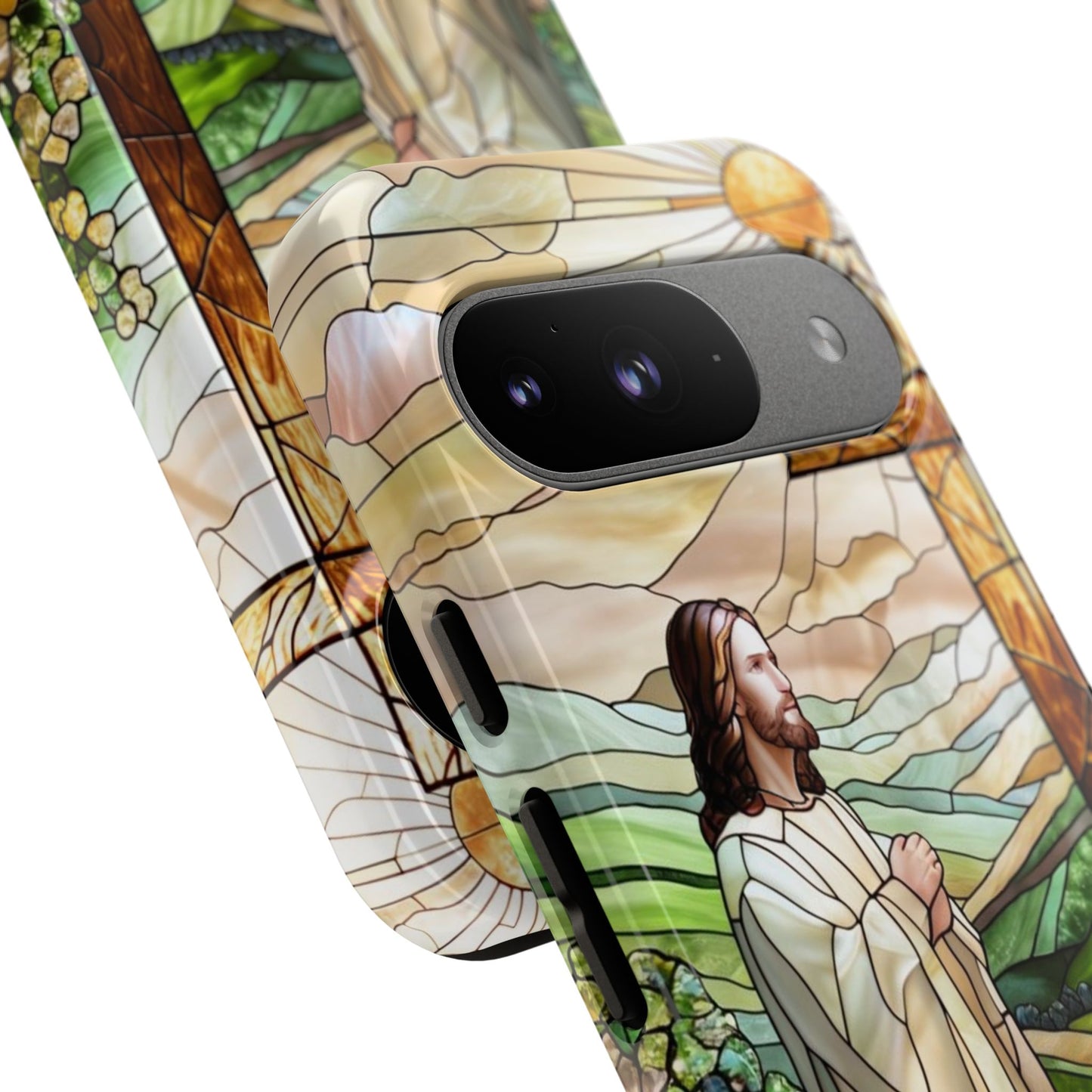 Jesus Stained Glass Tough Phone Case