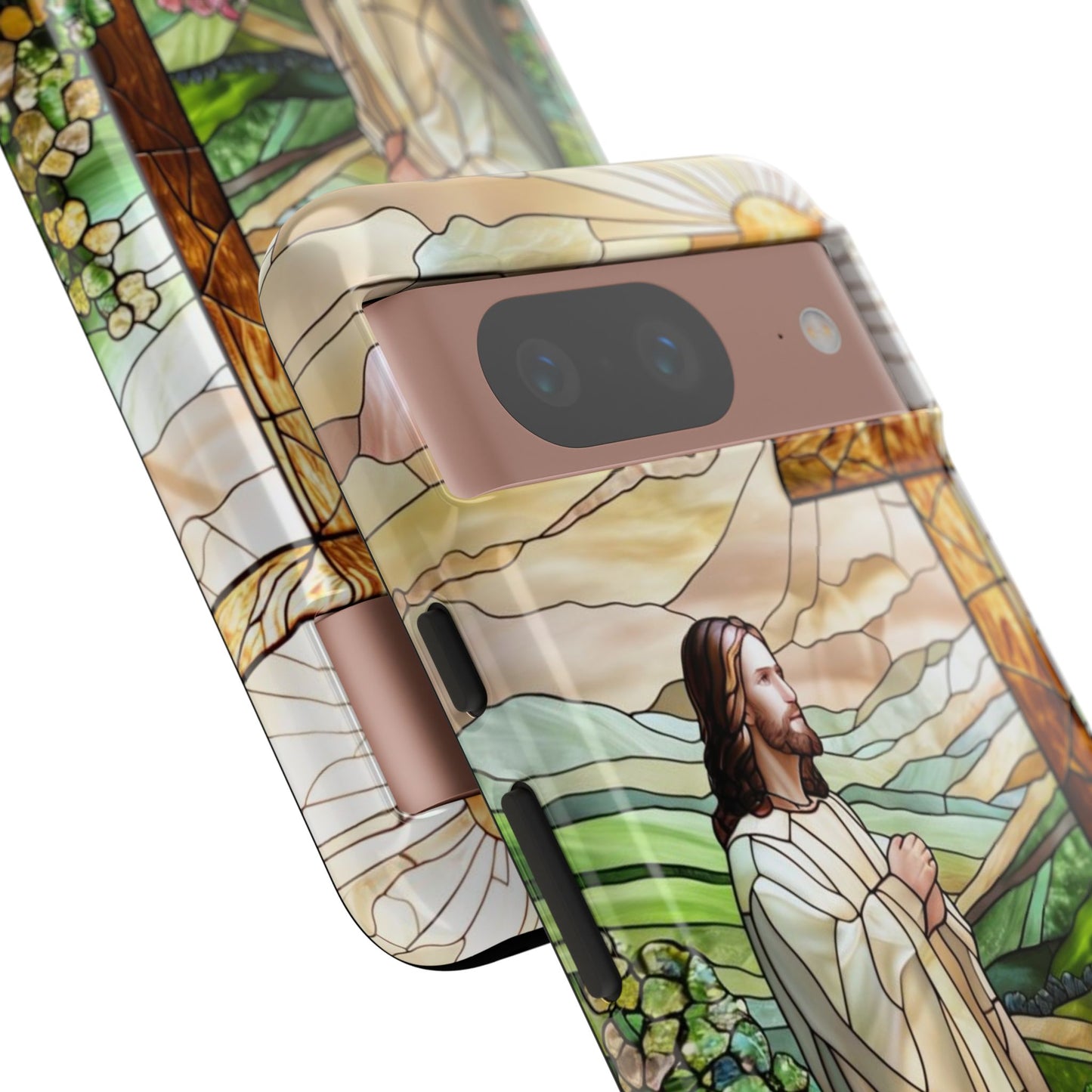 Jesus Stained Glass Tough Phone Case