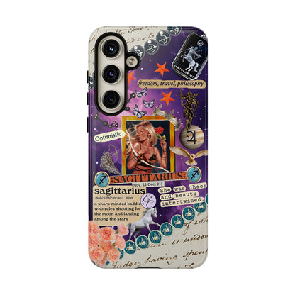 Sagittarius Zodiac Star Sign Tough Phone Case