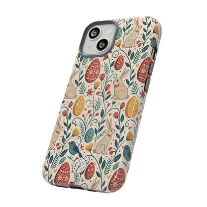 Vintage Easter Pattern Tough Phone Case