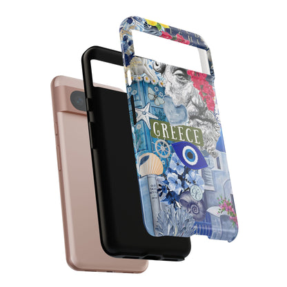Greek Summer Collage Tough Phone Case