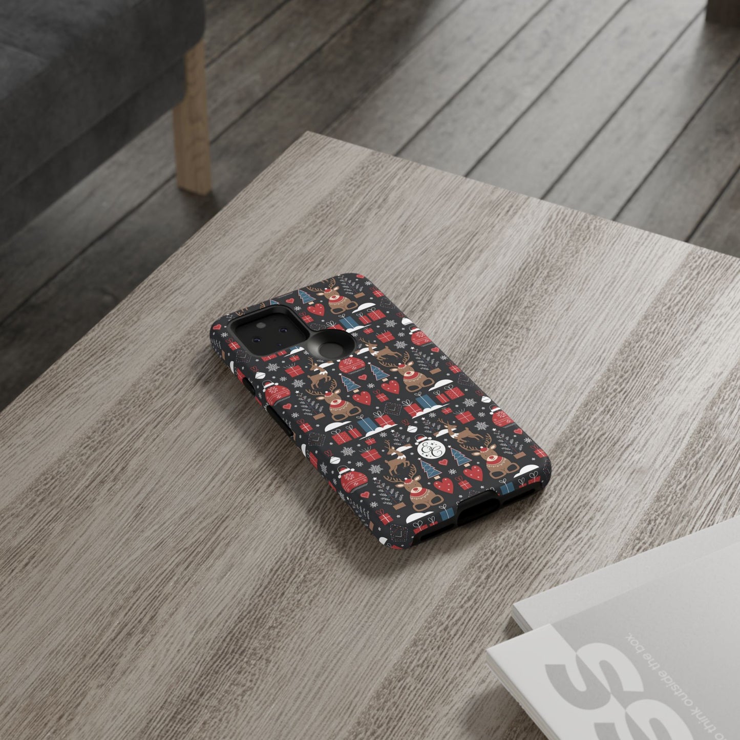 Christmas Holiday Pattern Tough Phone Case