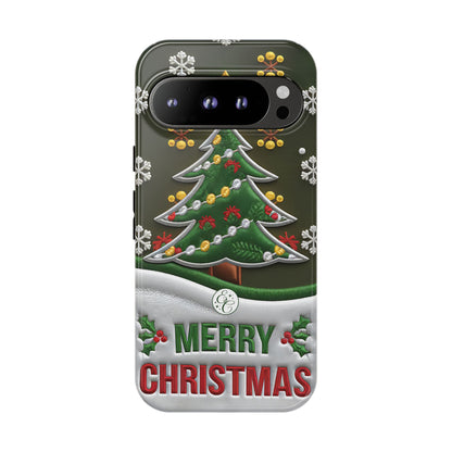 Merry Christmas Tree Tough Phone Case
