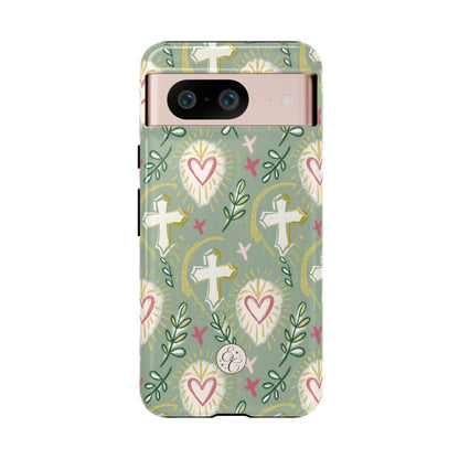 Christian Cross Boho Pattern Tough Phone Case