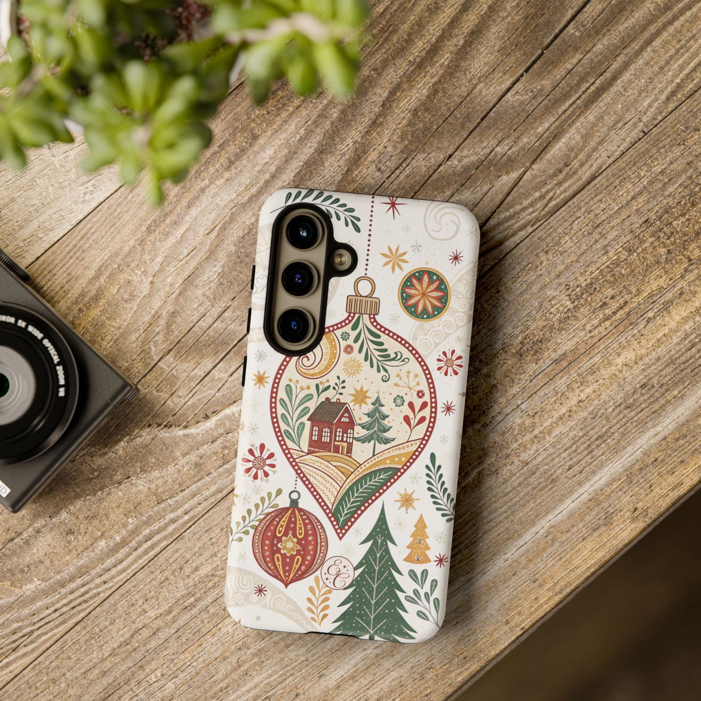 Cozy Christmas Ornament Tough Phone Case