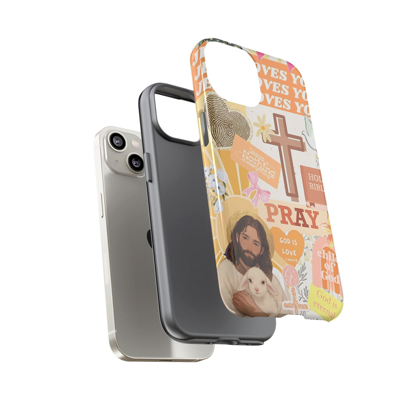 Christian Collage Tough Phone Case