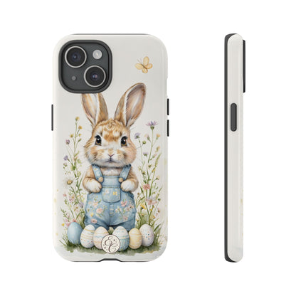 Bunny with Easter Eggs Tough Phone Case