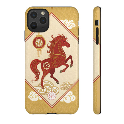 Chinese New Year Lucky Horse Tough Phone Case