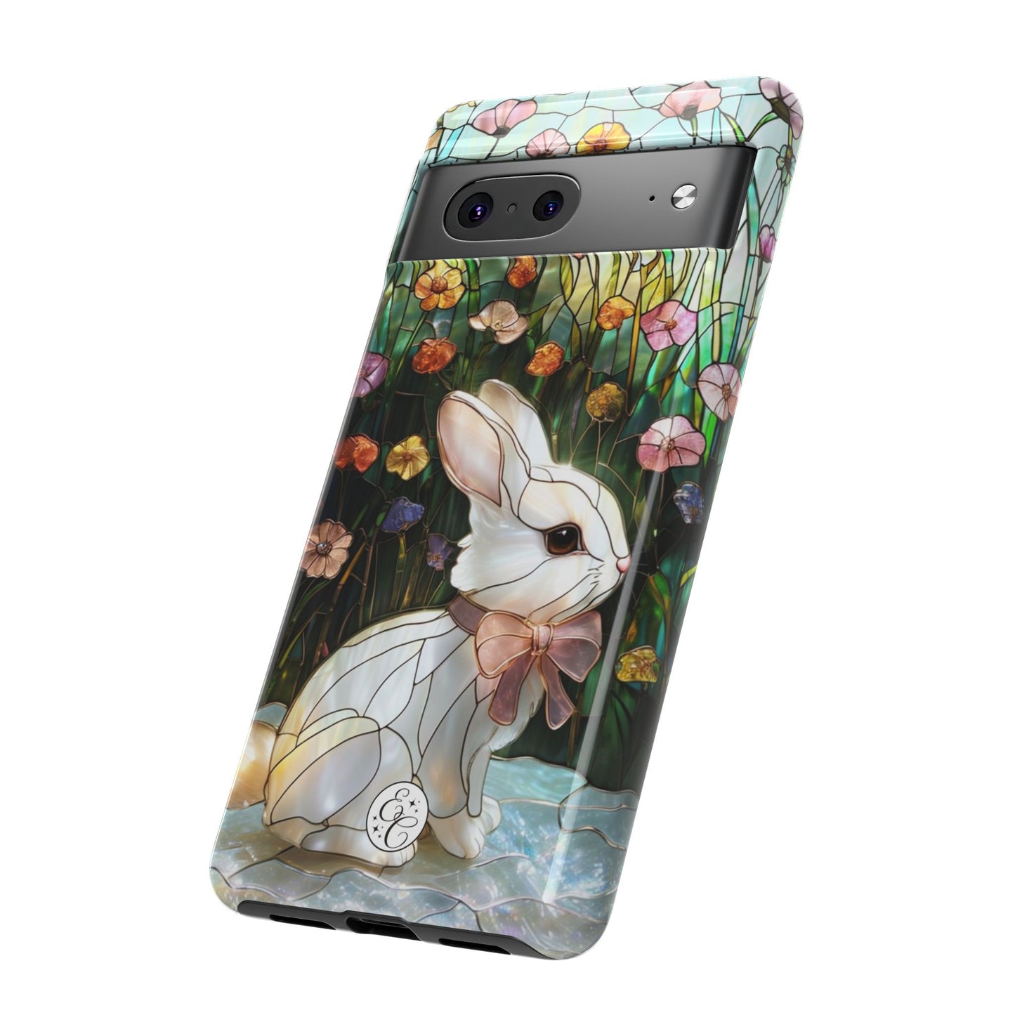 Easter Rabbit Stained Glass Tough Phone Case