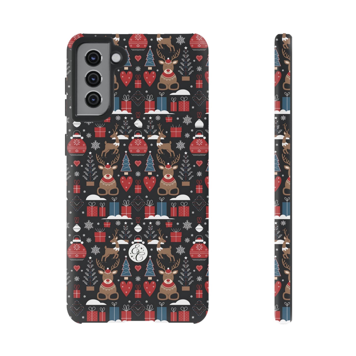 Christmas Holiday Pattern Tough Phone Case